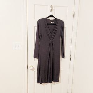 Boden Wool Jersey Charcoal Grey SZ 10L Tall WH212